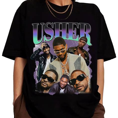 usher graphic tee|usher raymond t shirts.